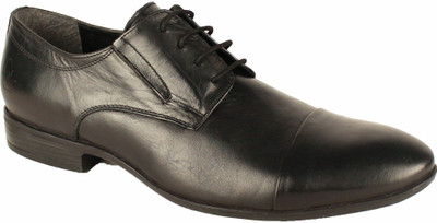 

Salt N Pepper 14-698 Koop Black Lace Up Shoes For Men(Black