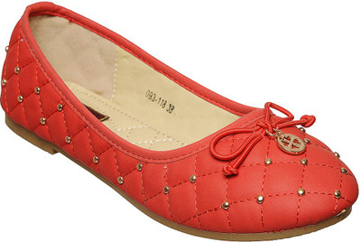 Flat n Heels Bellies For Women(Red)
