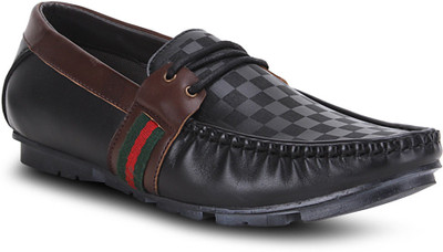 

Get Glamr Black Men's Loafers For Men(Black)