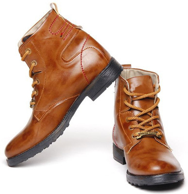 

Bacca Bucci Stylish lace Up Boots For Men(Brown, Tan