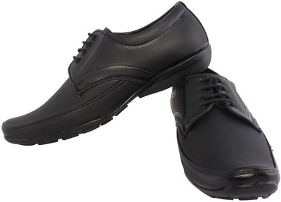 

Footrest Lace Up Shoes For Men(Black