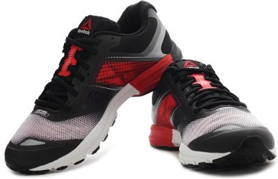 

REEBOK ONE CUSHION 2.0 Running Shoes For Men(Black), Wht/blk/steel/red