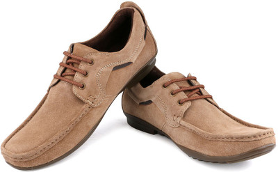 

Escaro Suede Leather Casuals For Men(Beige, Camel