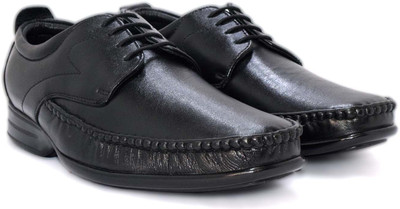 

Alberto Calza Leather Softouch Trumuk Lace Up For Men(Black