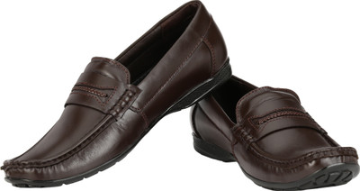 

ZebX Loafers For Men(Brown