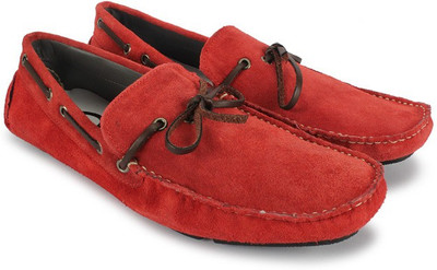 

Knotty Derby Loafers For Men(Red