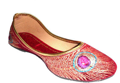 

Om Overseas Ladies Jutis For Women(Red