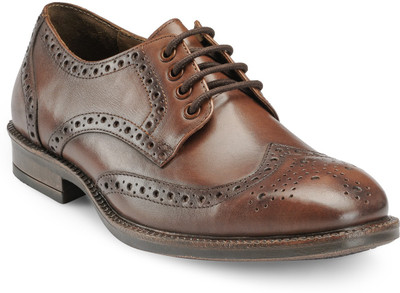

Teakwood Derby Lace Up For Men(Brown