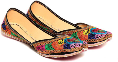 

TEN TEN Women's Multi::Black Juttis Jutis For Women(Black)