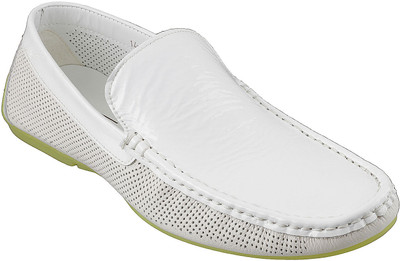 

Mochi J Fontini Loafers For Men(White, 16;white