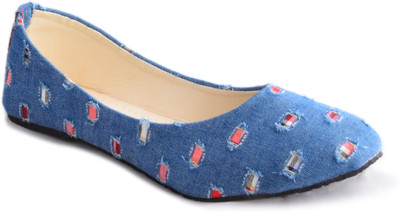 

Myra Rugged Denim Bellies For Women(Blue)