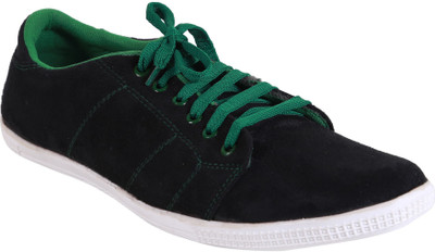 Quarks Suede Casual Shoes For Men(Black