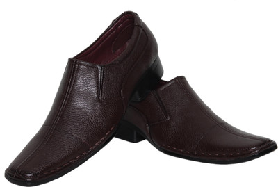 

Azzaro Black Cowboy Slip On Shoes For Men(Brown