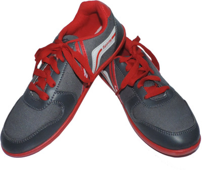 

Lancer ER9_Dgrey-red Walking Shoes For Men(Grey, Darkgreyred