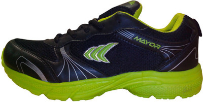 

Mayor Panther Running Shoes For Men(Black, Green)