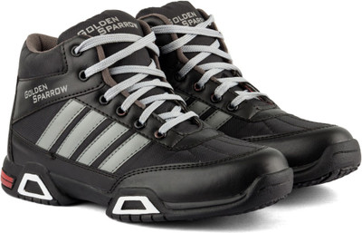 Golden Sparrow Training & Gym Shoes For Men(Black