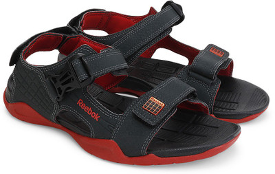

REEBOK Men GRAVEL/BLK/RED Sports Sandals
