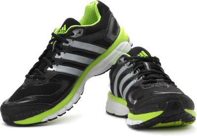 

ADIDAS Response Cushion 22 M Running Shoes For Men(Black, Green, Silver), Ngtsha;tegrme;solsli