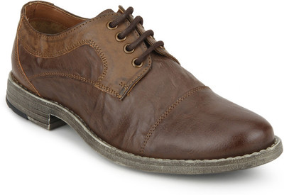 

Knotty Derby Brown and Camel Barty Toe Cap Casuals For Men(Brown, Tan, Brown;camel