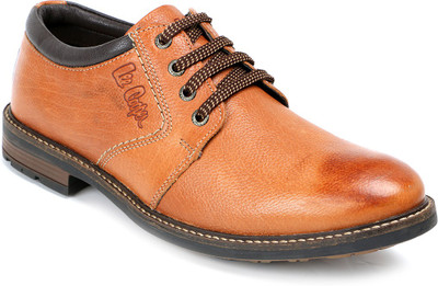 

Lee Cooper Men Genuine Leather Corporate Casuals For Men(Tan