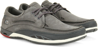 

Clarks Outdoor shoes For Men(Multicolor, Dark grey lea