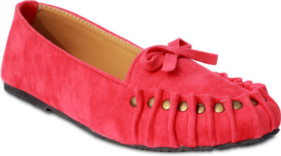 

Indilego Boat Shoes For Women(Pink