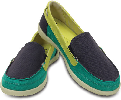 

Crocs Walu Canvas Loafers For Women(Navy