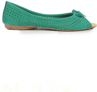 

Sindhi Footwear Classy Bellies For Women(Green