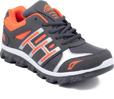 Asian running shoes For Men(Grey, Orange