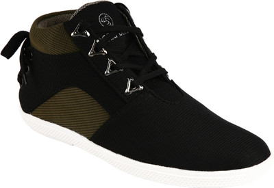 

Bacca Bucci BBMB3066G Canvas Shoes For Men(Multicolor, Black & olive