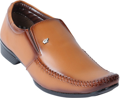 

SanMega Slip On For Men(Tan