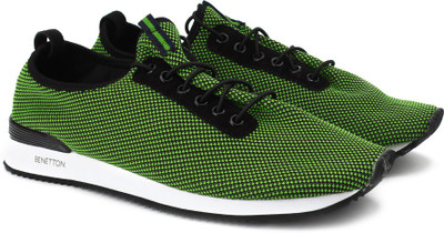 

United Colors of Benetton 16A8YESHFW94I Sneakers For Men(Green, 903