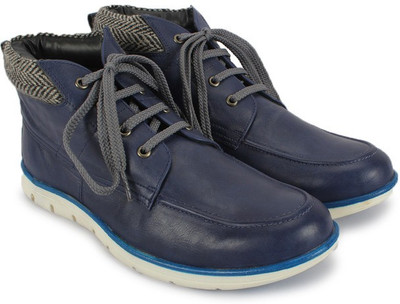

Knotty Derby Boots For Men(Blue