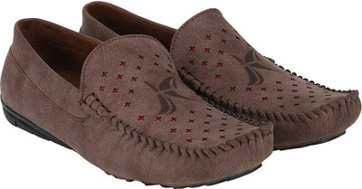 Knight Ace Kraasa Loafers For Men(Brown)