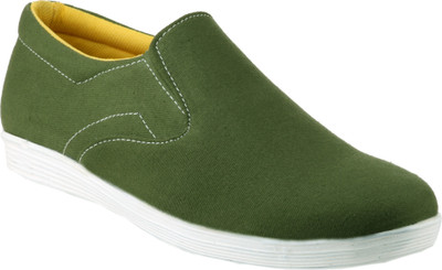 

Zebra London Style Canvas Shoes For Men(Green)
