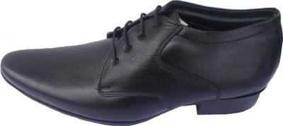 Port Men's black slip on Faux Leather formal shoes