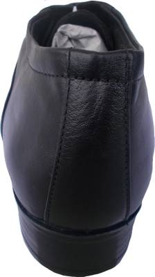 Port Men's black slip on Faux Leather formal shoes