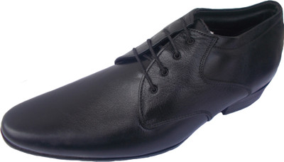 

Port Men's black slip on Faux Leather formal shoes For Men(Black