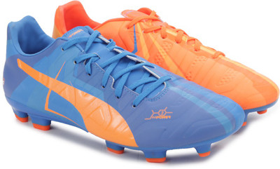 

Puma evoPOWER 3 H2H FG Men Football Studs For Men(Orange, Orange clown fish electronic blue lemonade