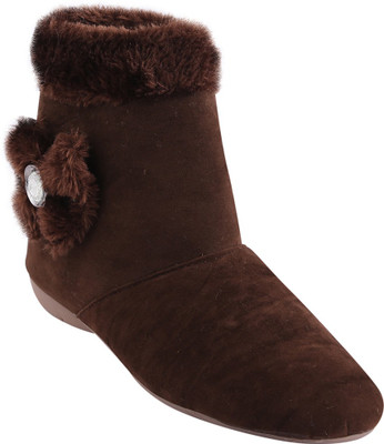 

Go India Store Boots For Women(Brown