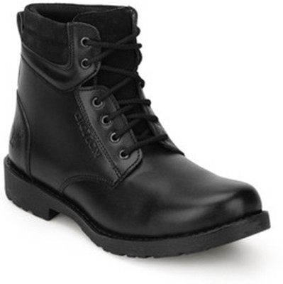 

Wave Walk Black Boots For Men(Black
