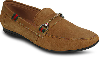 

Get Glamr Stylish Woven Corporate Casuals For Men(Tan