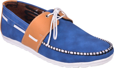 

Knoos Boat Shoes For Men(Blue)