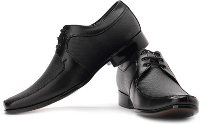 

San Frissco Lace Up Shoes For Men(Black