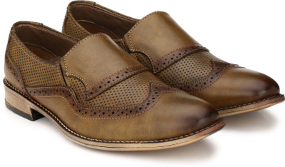 

Prolific Shades Brogues For Men(Brown, Olive