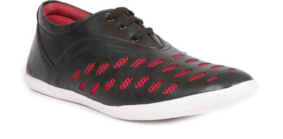 

Golden Sparrow Panther Casual Shoes For Men(Black, Red
