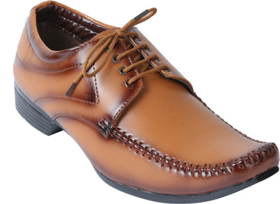 

SanMega Lace Up For Men(Tan
