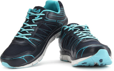 

Fila WINGS Running Shoes For Men(Black, Nvy/aqu blu