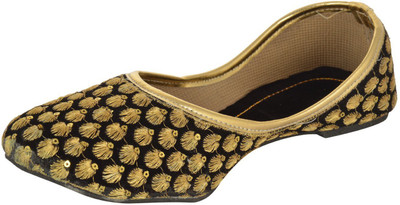 

Heavenfoot Mojaris For Women(Black