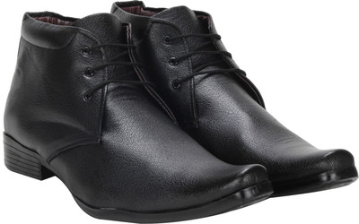 Kraasa Ideal Lace Up For Men(Black